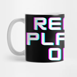 ready player 1 white Mug